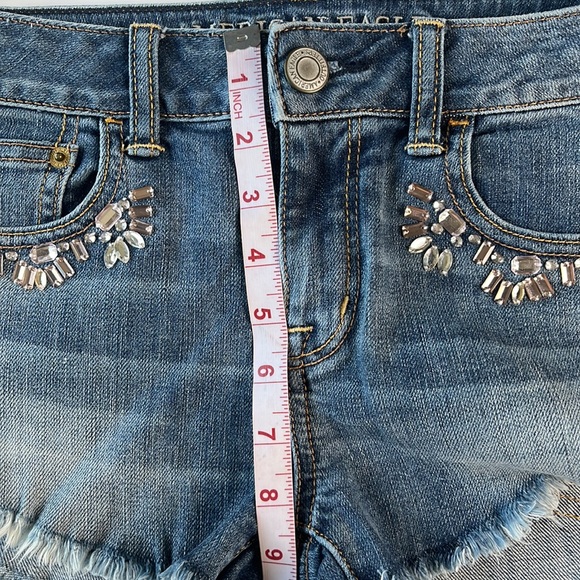 AMERICAN EAGLE Embellished Jean Shorts - Picture 8 of 10
